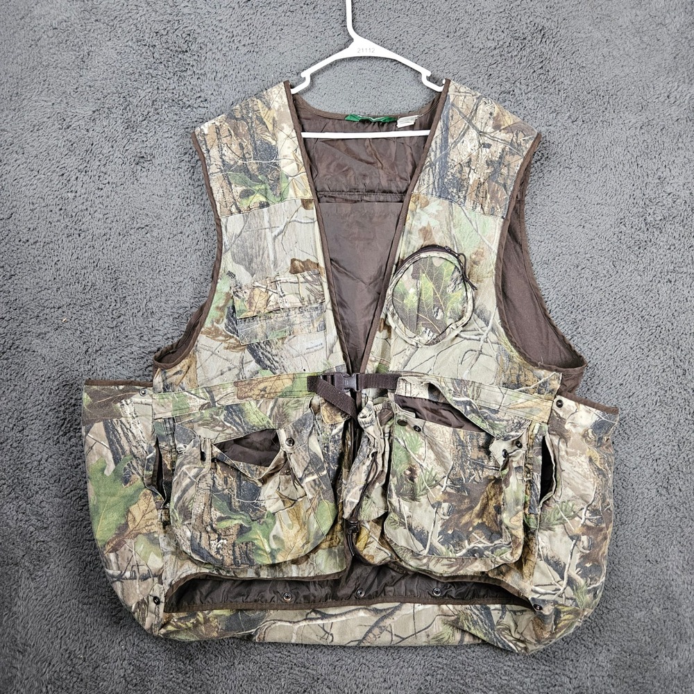 Remington Mens Realtree APG Camo Hunting Vest XL/XXL Multi Pocket Utility Gear